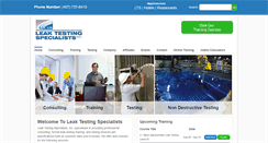 Desktop Screenshot of leaktestingspec.com